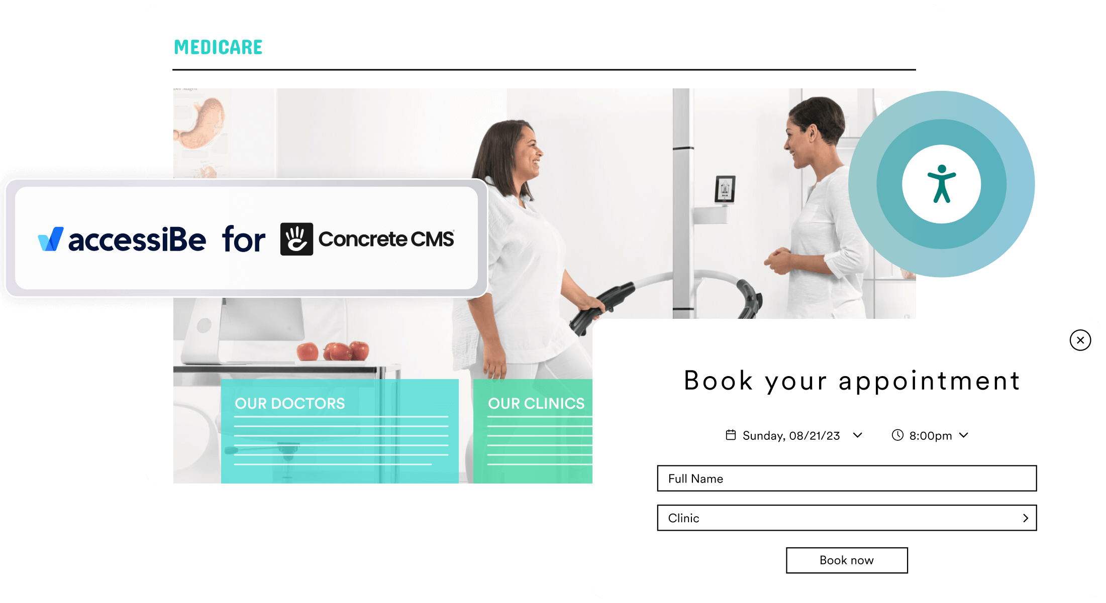 ADA compliance & // WCAG adherence for your // {Concrete CMS}